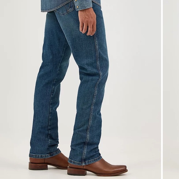 NWT MEN'S WRANGLER RETRO® SLIM FIT BOOT CUT STRAIGHT LEG LOW RISE JEANS 33 x 32 - Picture 9 of 16